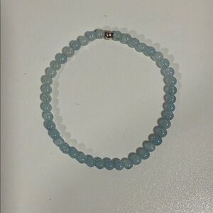 Light Blue Beaded Stone Bracelet